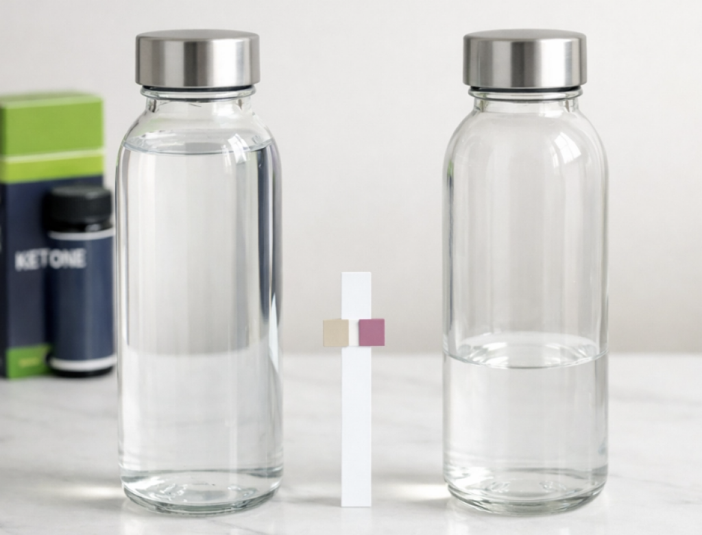 hydration levels when testing for ketones