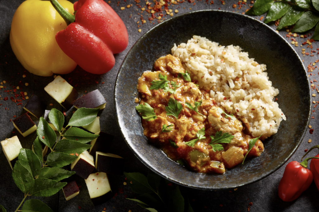 keto curry with cauli rice
