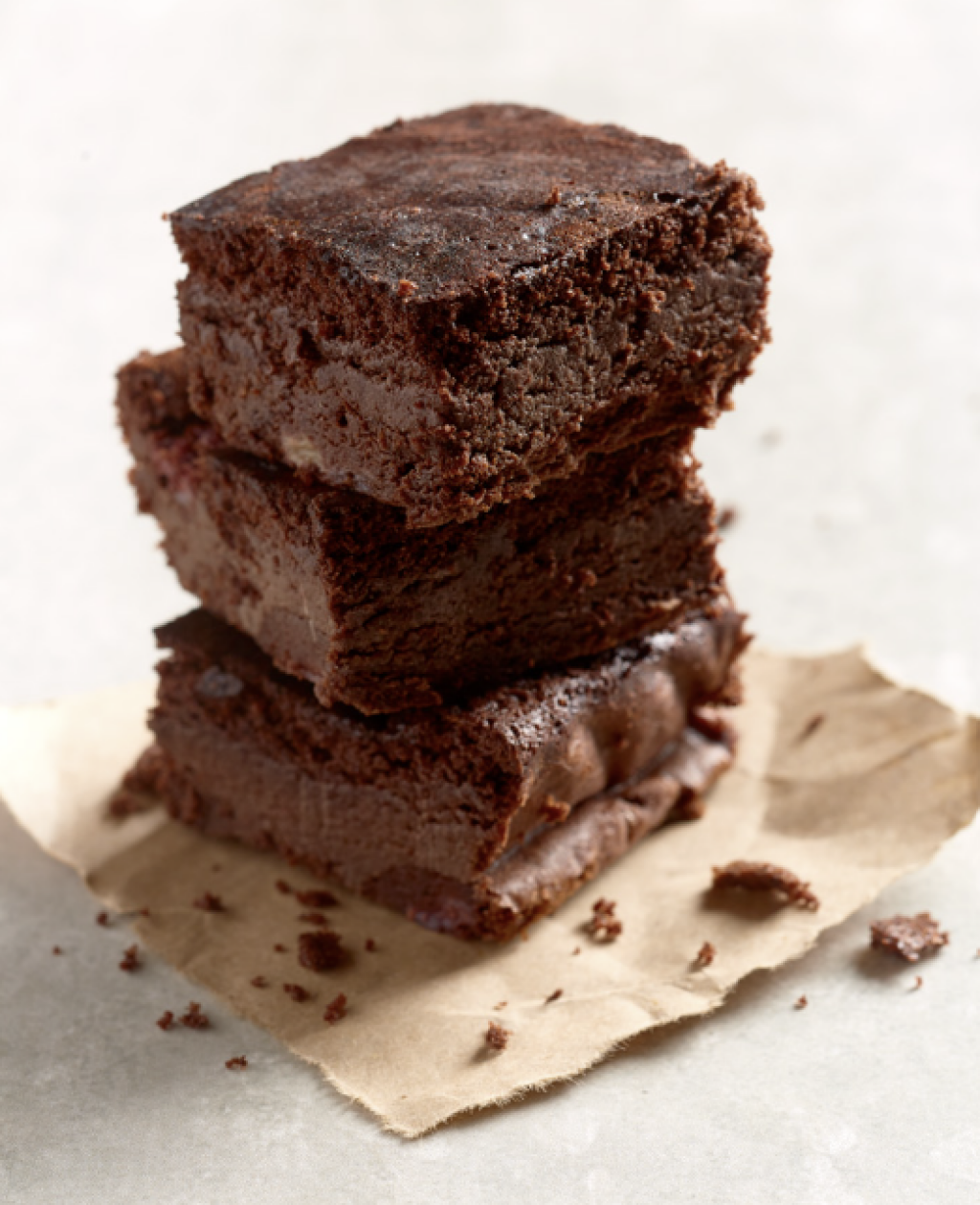 keto low carb brownie stack