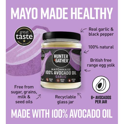 Hunter Gather Garlic Avocado Oil Mayonnaise