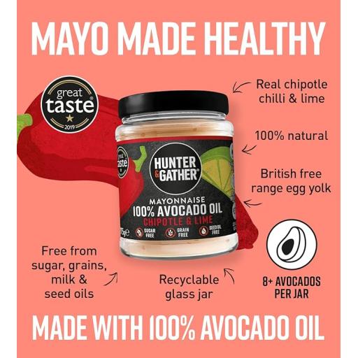 Chipotle & Lime Avocado Oil Mayonnaise