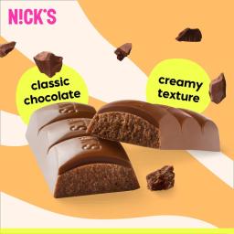 NICKS milk chocolate bar no added sugar 25g