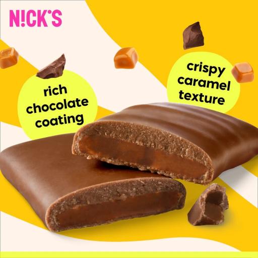 N!CKS Crunchy Caramel Chocolate Bar