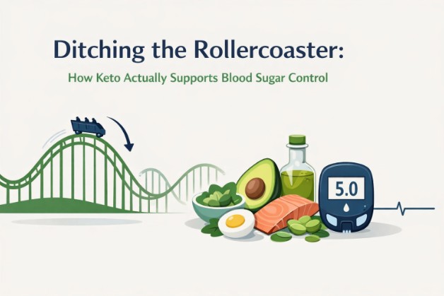 Ditching the Rollercoaster: How Keto Actually Supports Blood Sugar Control