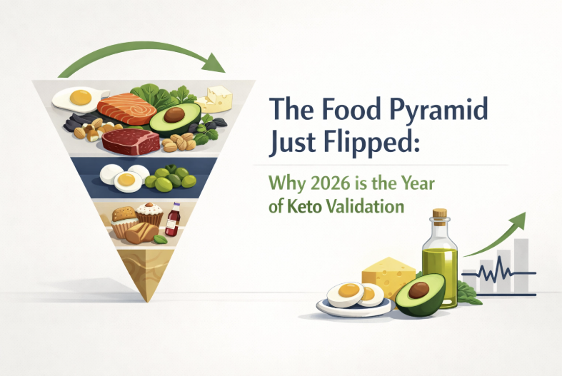 The Food Pyramid Just Flipped: Why 2026 is the Year of Keto Validation