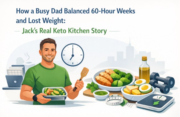 How a Busy Dad Balanced 60-Hour Weeks and Lost Weight: Jack's Real Keto Kitchen Story