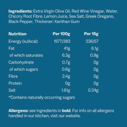 fu:di greek dressing bottle no added sugar