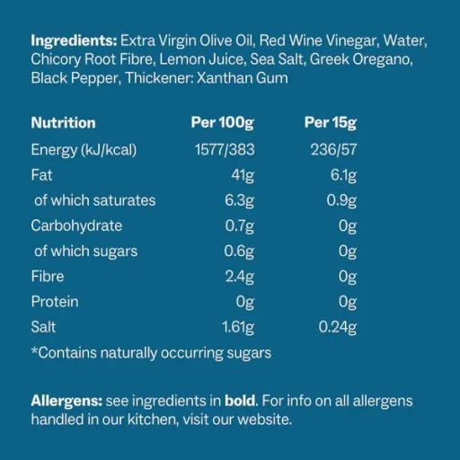 fu:di greek dressing bottle no added sugar