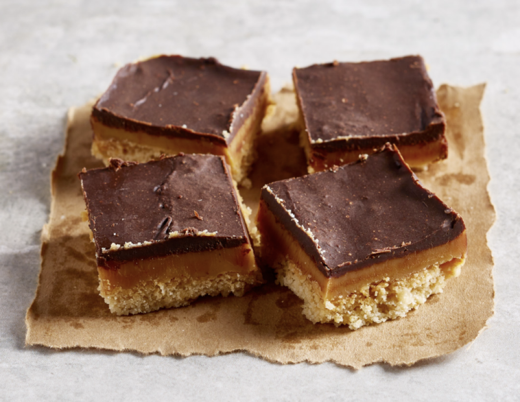 low carb keto friendly millionaire shortbread